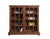 Mission Solid Oak Double Door Bookcase - Walnut For Sale - Image 10 of 11
