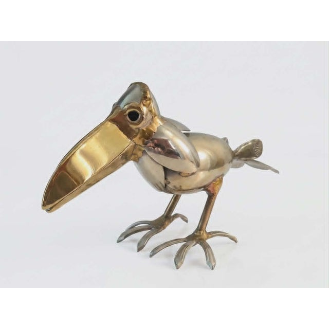 Gérard Bouvier, Toucan Sculpture, 1980s, Metal For Sale - Image 6 of 6