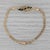 Modern 1.01ctw Blue Sapphire Diamond Bracelet 14k Yellow Gold Bismarck Chain 6.75" For Sale - Image 3 of 6