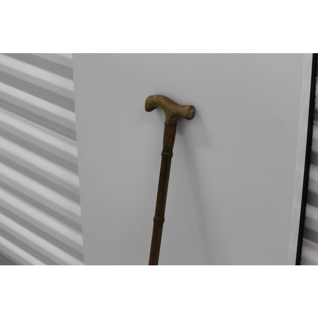Vintage Wooden Walking Stick, 1950s For Sale - Image 6 of 16
