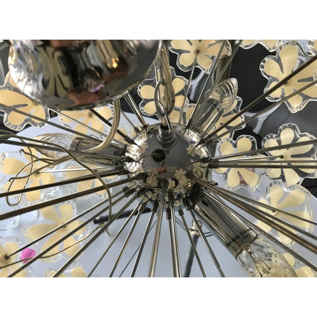 Sputnik Chrome Ceiling Lamp, 1970s For Sale - Image 9 of 18