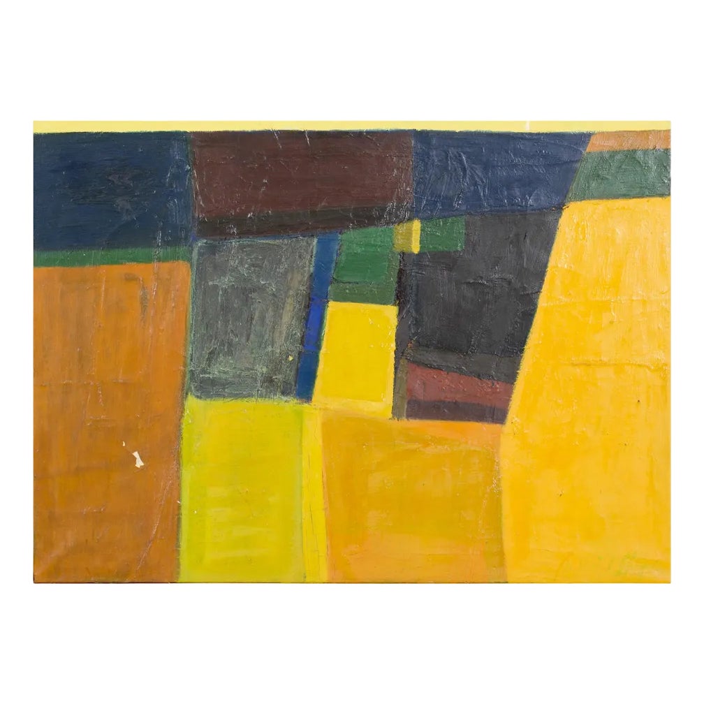 Danish Artist, Composition, 1960s, Painting | Chairish