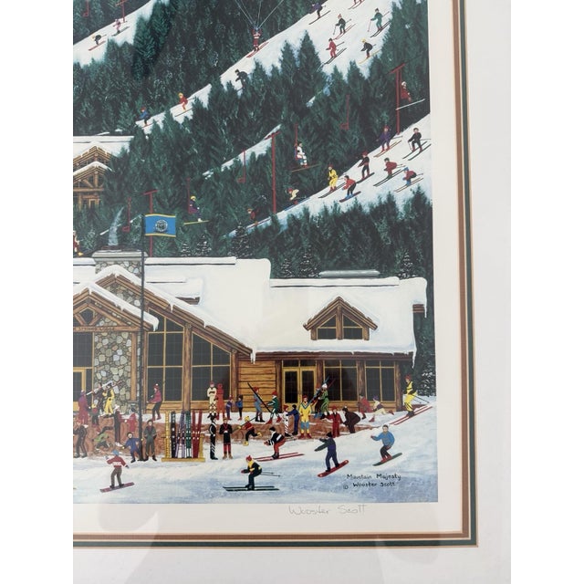 Framed, Hand-Signed Lithograph by Jane Wooster Scott Titled "Mountain Majesty” For Sale - Image 11 of 13