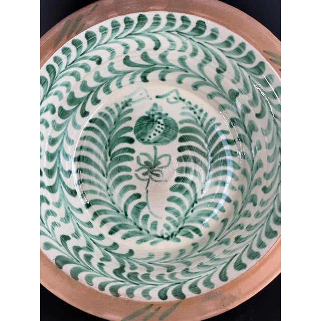 Large Spanish Fajalauza Ceramic Lebrillo Bowl For Sale - Image 5 of 8