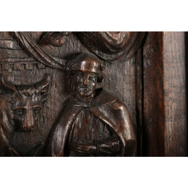 Antique Historicist Cabinet in Oak, 1880 For Sale - Image 11 of 18