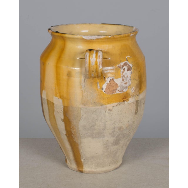 French Country French Terracotta Vase or Pot À Confit 12"h For Sale - Image 3 of 11