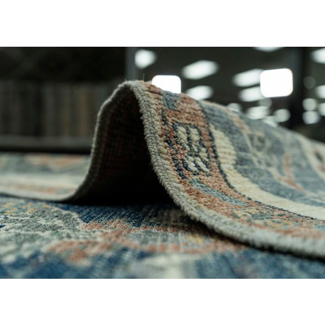 Textile Turkish Oushak Antique Look Rug 9'1" x 12'4" #20096 For Sale - Image 7 of 8