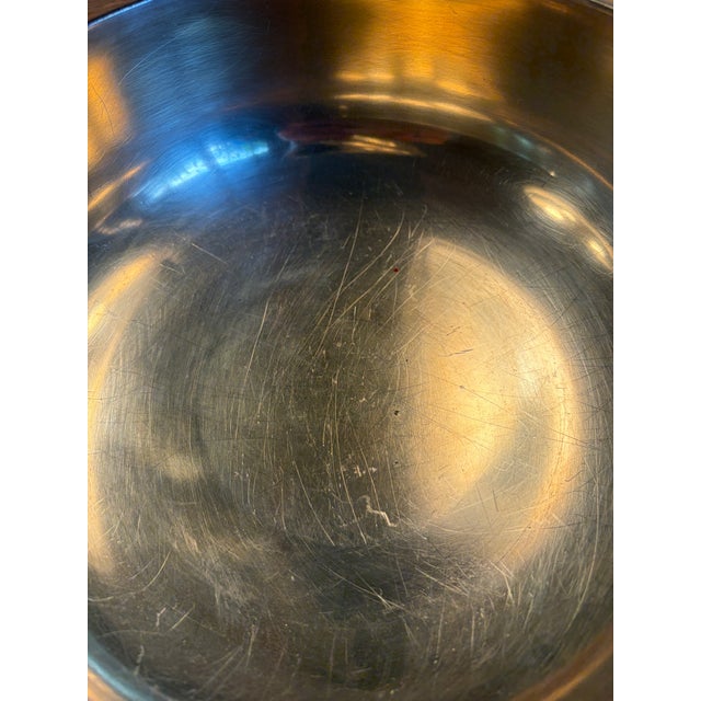 Gold Antique Silver Plated Bronze Champagne Bowl by Victor Saglier, 1890s For Sale - Image 8 of 9