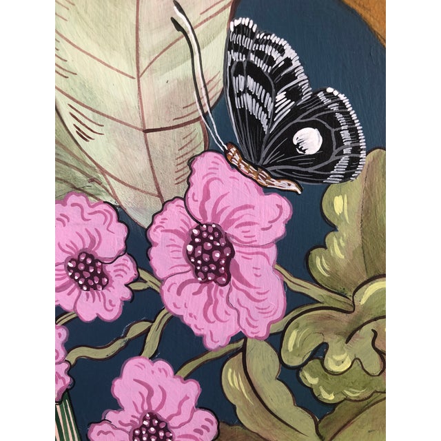 "Beauty and the Beast" Original Acrylic on Wood Painting by Allison Cosmos For Sale In Philadelphia - Image 6 of 8