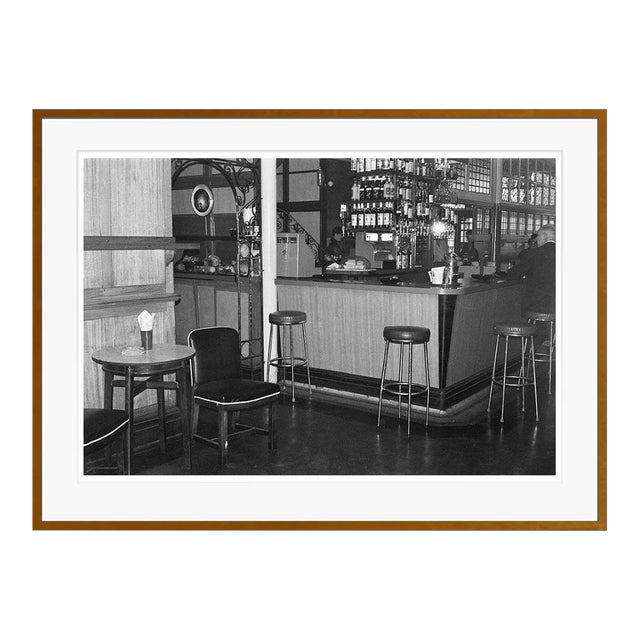 Scene Inside the Blind Beggar Framed in Brown For Sale