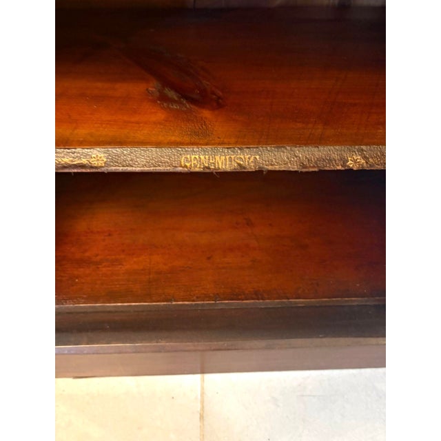Antique Victorian Mahogany Sheet Music Cabinet, 1880s For Sale - Image 6 of 9