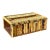 Vintage Tortoiseshell Bamboo & Woven Rattan Tissue Box Cover For Sale