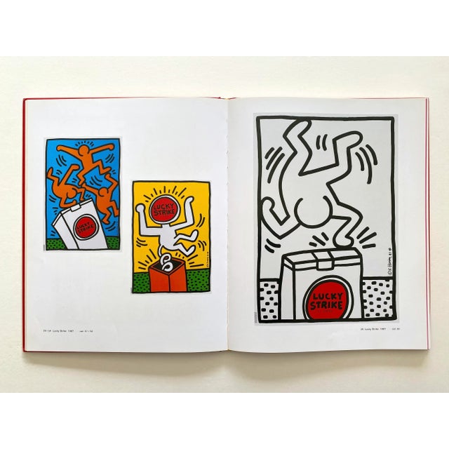 Keith Haring First Edition " Short Messages " Posters Catalogue Raisonne Landmark Volume Hardcover Pop Art Book For Sale - Image 9 of 13
