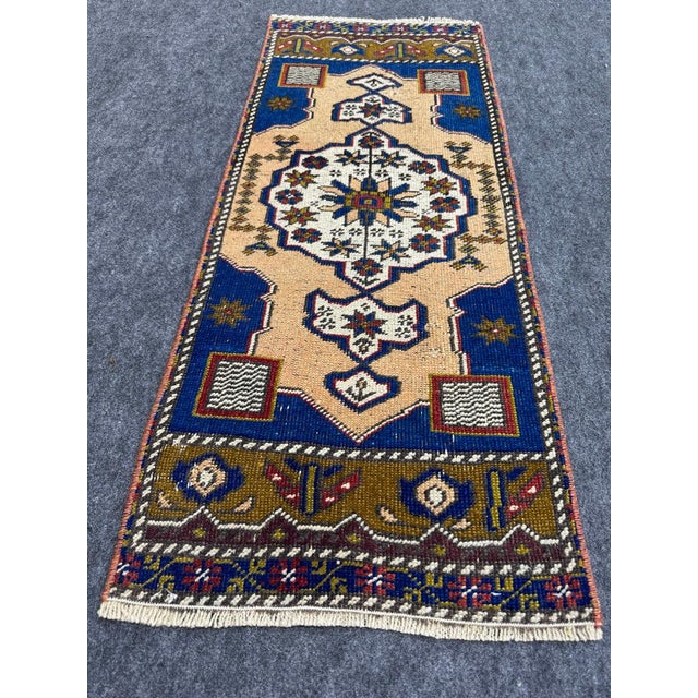 Turkish Yastik Rug 1'6" x 3'8" #23939 Explore a curated collection of hallway runners, wool rugs, and handmade...