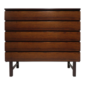 Restored Brazilian Rosewood Dresser by Kai Kristiansen, Danish Modern, 1958, Attributed