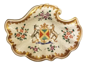Vintage Samson Armorial Crest Dish