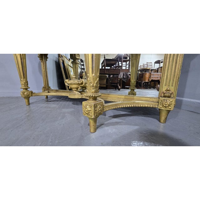 Victorian Gilt Console Table, 1850 For Sale - Image 11 of 14