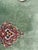 Vintage Persian Kerman Hand-Knotted Wool Rug in Green and Rose For Sale - Image 11 of 12