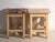 Bedside Tables in Pine Wood, Central Europe, 1940, Set of 2 For Sale - Image 3 of 11