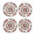 Vintage Chinese Famille Rose Canton Porcelain Dinner Plates For Sale