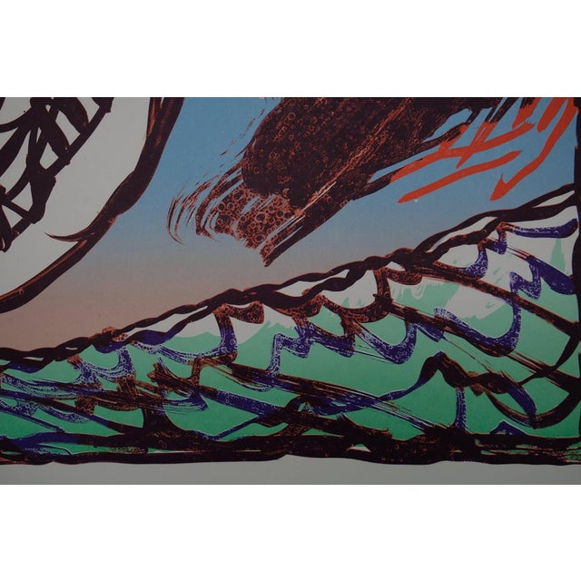 Pierre Alechinsky, Expo 1977, Lithograph For Sale - Image 5 of 9
