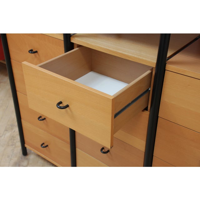 Contemporary Modular Shelving With Drawers- Ikea Niklas Shelves For Sale - Image 3 of 4