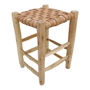 Moroccan Handmade Wood Stool