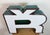 Large Vintage Illuminated Advertising Letter Ř, 1960s For Sale - Image 4 of 18