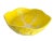 Offered is a sunny trompe l'oeil Cabbage Yellow glazed ceramic bowl by Secla/Image Inn in Portugal. This Majolica style...