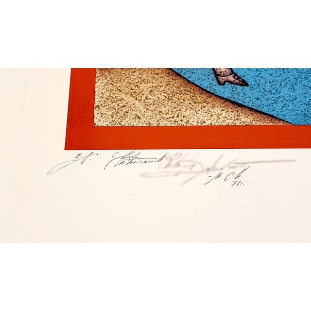 Mikhail Chemiakin, 1978, Original Lithograph For Sale - Image 4 of 5