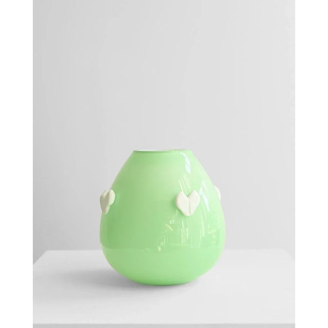 The vase was made in the Czech glass factory M.A.G. in the 90s. This glass factory was bought by the well-known Italian...