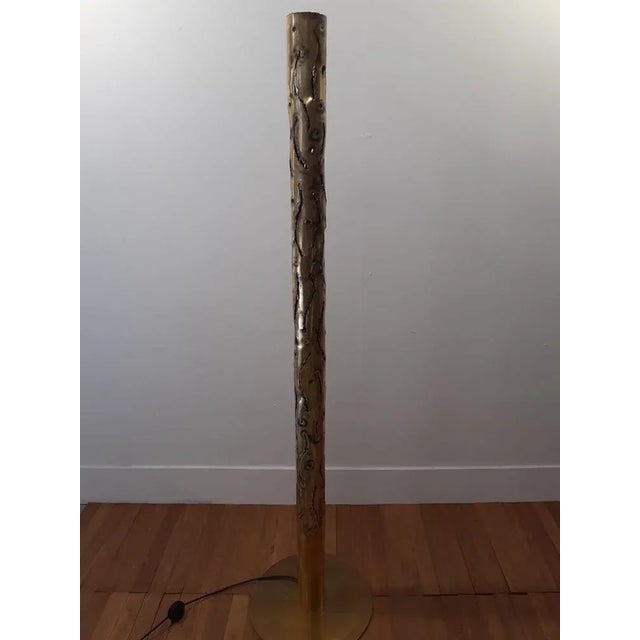 Sputnik Style Brass Floor Lamp For Sale - Image 11 of 16