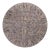 Chris Loves Julia x Loloi Rosemarie Graphite / Multi 3'-2" x 3'-2" Round Accent Rug For Sale
