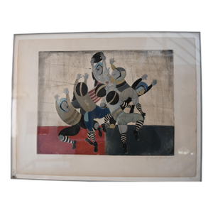 1980s Modern Art Lithograph by Graciela Boulanger