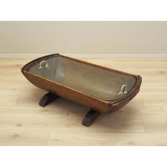 Brown Italian Pine Coffee Table, Italy, 1960s For Sale - Image 8 of 18