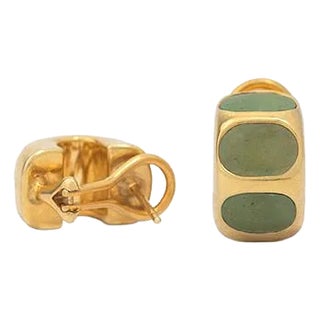 Aventurine Huggies, A Pair For Sale