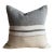 Beeswax Stripe Pillow Cover 100% Belgian Linen With Insert For Sale