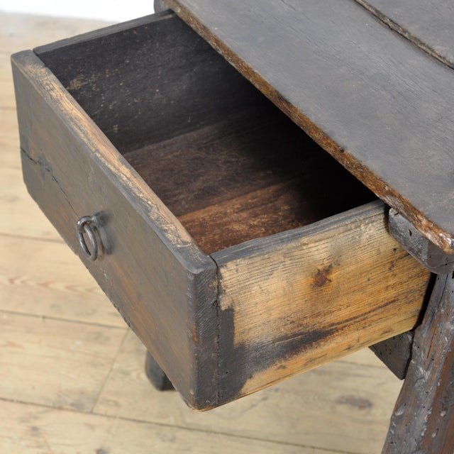 Spanish Oak Side Table, 1750 For Sale - Image 6 of 16