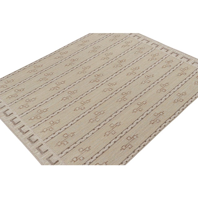 Celerie Kemble Selby Rug by Celerie Kemble for Chairish in Beige, Blush & Brown, 8'x10' For Sale - Image 4 of 9