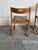 Wood Set of 3 Vintage Danish Modern Dining Chairs in Beech With Textured Upholstery For Sale - Image 7 of 10