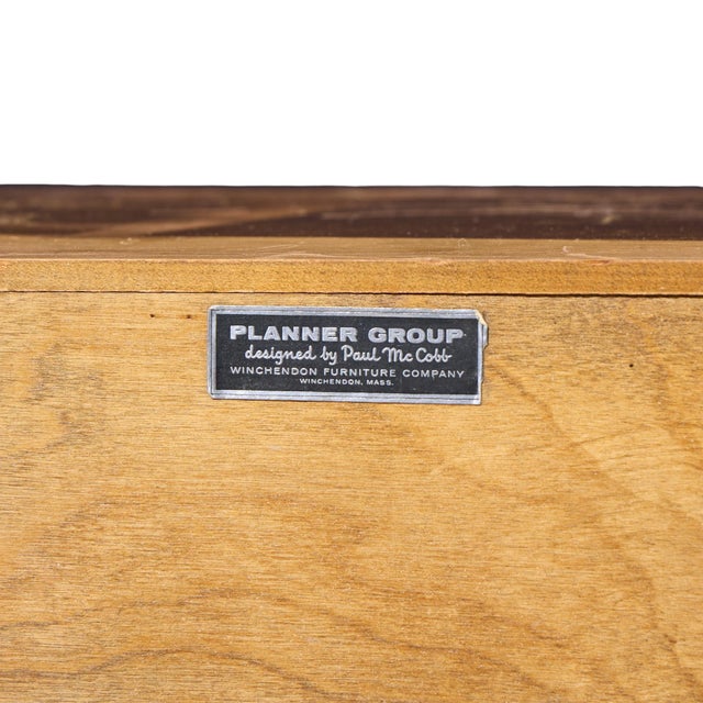 Paul McCobb for Planner Group Mid Century Sliding Door Credenza For Sale - Image 10 of 10