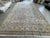 This Antique Distressed Mahal is an all wool Handmade and Hand knotted rug. It has an all over design from the 20th...