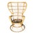 Mid 20th Century Gio Ponti Style Rattan Armchair For Sale