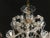 Cut crystal chandelier Maria Theresa, 1970s on 9 points of light. Please note that the ceiling rosette is also covered...