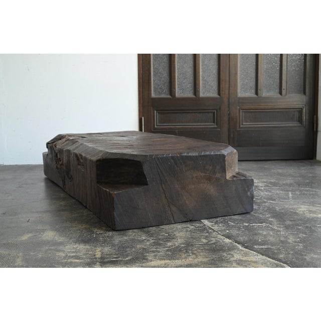 Antique Old Japanese Wooden Low Table / 20th Century / Display Stand/ Ta141 For Sale - Image 13 of 18
