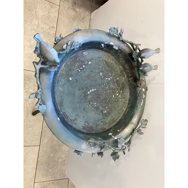 1990s 1990s Verdigris Bird Bath For Sale - Image 5 of 6