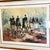 Framed 1987 "Autumn Hunt" by Mark King original Limited Edition Serigraph on Paper Hand signed by the artist. Dimensions:...
