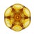 Beautiful Art Deco vase, amber color, American vase from the Luxval collection from 1935, by Val Saint Lambert, Belgium,...