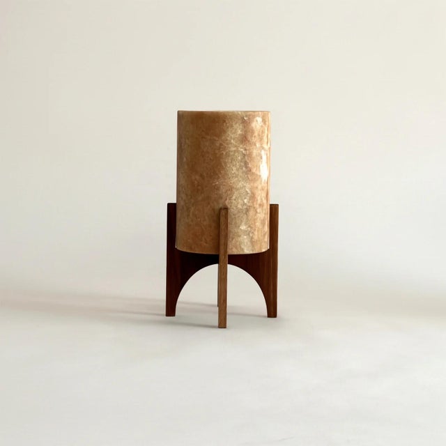 Comet No. 0216 Hand-Carved Alabaster Table Lamp by Material Lights For Sale - Image 6 of 6