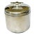 Vintage Art Deco Style MCM Ice Bucket With Lucite Handle and Mercury Glass Interior For Sale
